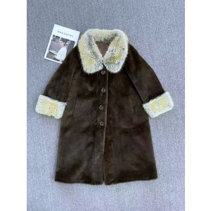 Luxury Faux Fur Collar Long Winter Coat