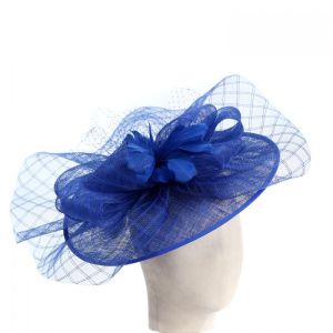 Ethereal Aviary Large Stunning Fascinator in Royal