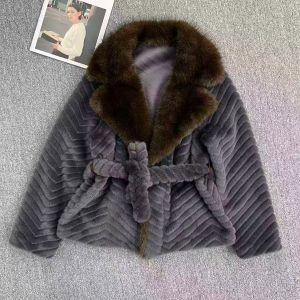 Chevron Quilted Texture Winter Coat