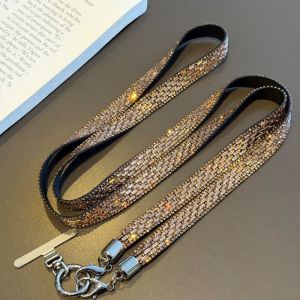 Crystal Rhinestone Phone Lanyard Strap Chain