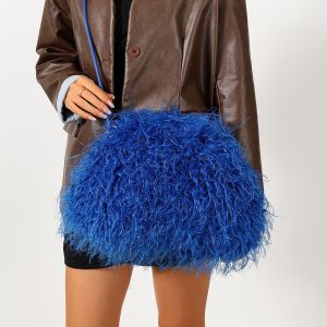 Soft Fluffy Faux Fur Shoulder Bag