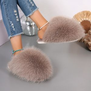 Women’s Fluffy Faux Fur Slippers