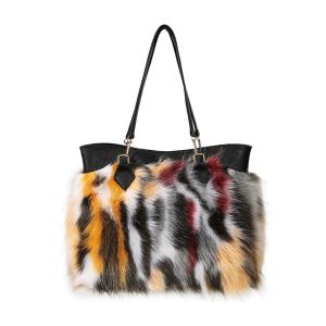 Multicolour Patchwork Shoulder Handbag