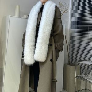 Soft Plain Fluffy Faux Fur Collar Scarf