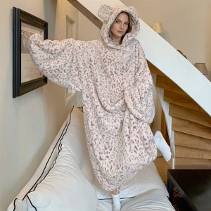 Cosy Soft Leopard TV Hoodie