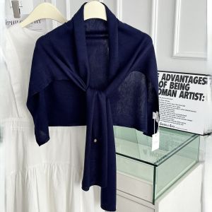 Knitted Tie-Front Shoulder Wrap