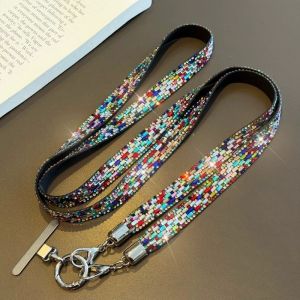 Crystal Rhinestone Phone Lanyard Strap Chain