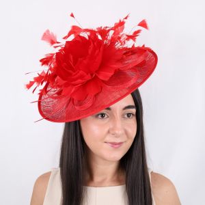Floral Feather Race Day & Wedding Occasion Fascinator Hat