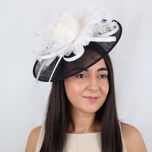 Floral Feather Race Day & Wedding Occasion Fascinator Hat