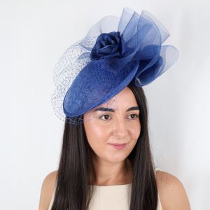 Mesh Bow & Flower Race Day & Wedding Occasion Fascinator