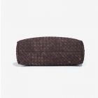 Woven Slouchy Shoulder Bag with Buckle Strap