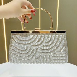 Evening Pearlies Handbag with Delicate Hardware