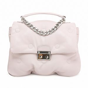 60137 super soft puffer jacket handbag in Lilac