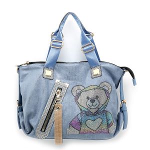 60247 Teddy bear handbag in Blue