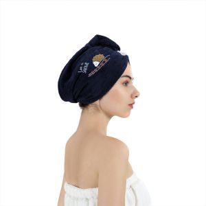 Bath018 hair turban Navy
