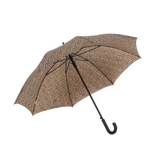 13423F dark Brown leopard (long umbrella)
