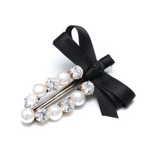 HA48 Pearl with Black ribbon