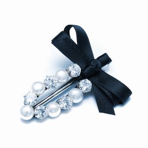 HA48 Pearl with ribbon in Navy