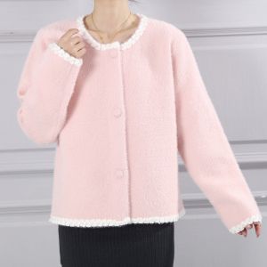Floral Pearl Embellishments Soft Cardigan