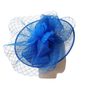 L001 Ethereal Aviary Large Stunning fascinator in Cyan