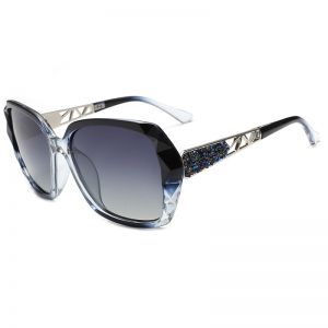 7110 Glitter sides sunglasses in graduated Blue