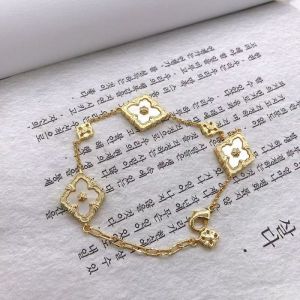 Delicate Bracelet with Gold Detailing in Cream BAN047