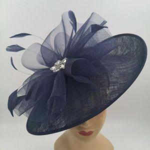 Wedding & Races Fascinator with Tulle & Crystals