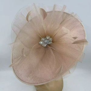 Wedding & Races Fascinator with Tulle & Crystals