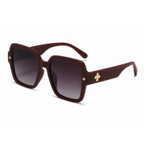 2262 four petals and floral side sunglasses in Wine