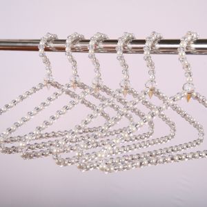 SKI014 Ivory pearls and crystals coat  hanger