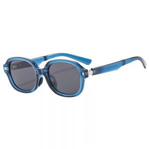 2336 Foldable polarised glasses in Blue