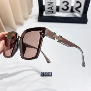 5504 side H cut out  sunglasses in Taupe