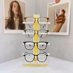 ST001 acrylic sunglasses stand 4 roll in Lemon White mix