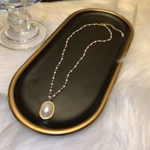 EUR048 Pearl drop necklace