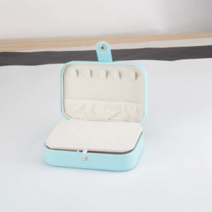 PUR055 Double layer jewellery box in Baby Blue