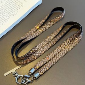 Crystal Rhinestone Phone Lanyard Strap Chain