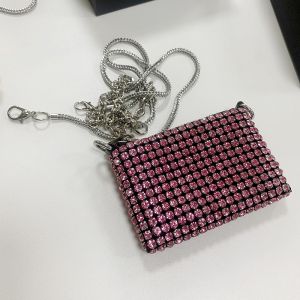 6660 small purse bag in crystal Fuschia