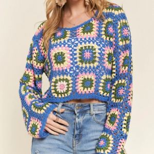 Crochet Square Crop Top