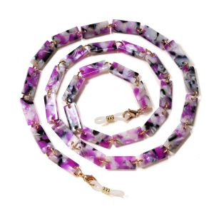 SC045 Sunglasses chain in Lilac marble effect