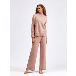 SD183 sweater and trousers set in dusty Pink