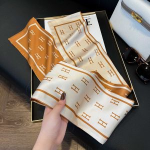 Classic Monogram Silk-Feel Neck Scarf