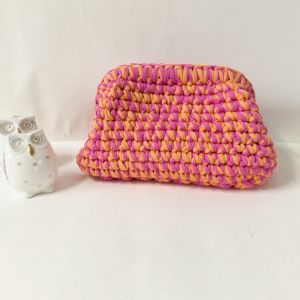 Chunky Knit Bubble Cloud Clutch Bag