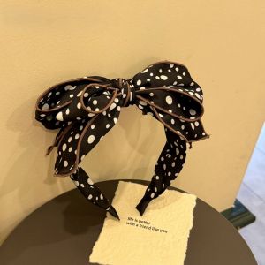 Polka Dots Oversized Bow Headband