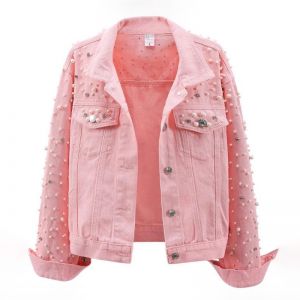 Pearlies & Crystals Embellished Denim Jacket