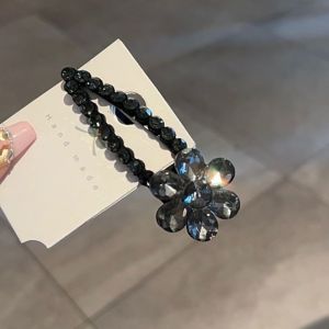 Sparkling Gem Floral Hair Clip