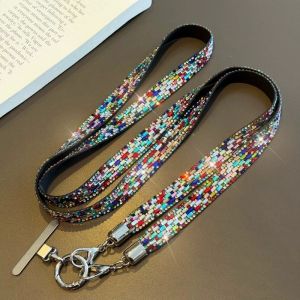 Crystal Rhinestone Phone Lanyard Strap Chain