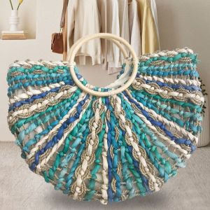 Vibrant Ombre Summer Beach Bag