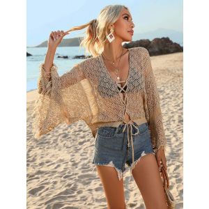 SDK089 Cochet top in Taupe