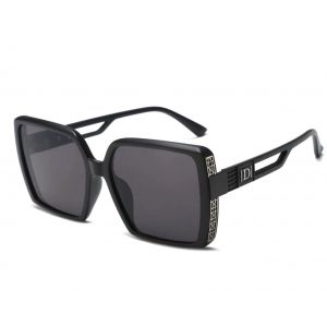 8036 signature Letter D sunglasses in Black