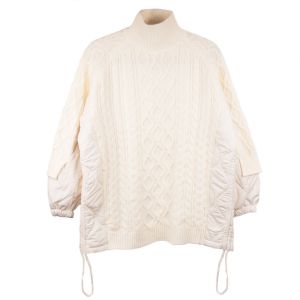 SK172 Cable knitted jumper in Cream
